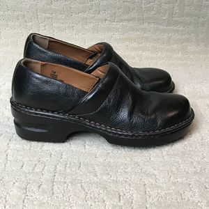Browns Landing Pebble Leather Osaka Clogs Size 7M